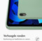 Accezz Liquid Silicone Backcover iPad Air (2020 - 2022) - Penhouder - Lichtgroen