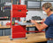 Einhell Lintzaag TC-SB 245 L - 400 W - 1450 t/min - Zaaghoogte 90°/45°: 101/60 mm - Uitlading 245 mm - Zaaglint 1712x6x0,65 mm - Afzuigadapter Ø36 mm