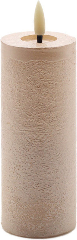led kaars Champagne beige 12,5x5cm