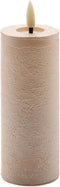 led kaars Champagne beige 12,5x5cm