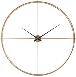J-Line klok Rond - metaal - goud - Ø 127 cm