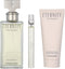 Calvin Klein Eternity Gift Set voor Vrouwen Eau de Parfum 100 ml + geparfumeerde bodymilk 100 ml + Eau de Parfum reis spray 10 ml