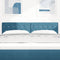 vidaXL - Hoofdbord - met - Kristallen - Knopen, - Donkerblauw, - 160 - cm, - Fluweel
