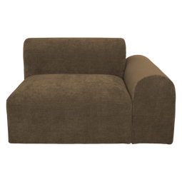 Urban Nature Culture Tao - Modular seater - Hoogwaardige polyester - Bruin - 120 * 100 * 74 cm