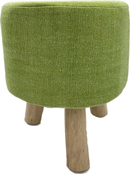 SVJ Kruk Rond - 35 x 35 x 45 cm - Teakhout - Groen