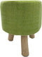 SVJ Kruk Rond - 35 x 35 x 45 cm - Teakhout - Groen