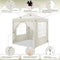 WOLTU Gazebo pop up partytent - 2 x 2 m - beige - UV bescherming 50+ waterafstotend