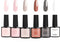 Moods Gellac 6-delige Set - Gel Nagellak - 8ML - The Nude Edition - Gellac Starterspakket - Nude Kleuren