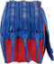 Pennenetui met 2 vakken F.C. Barcelona Blauw Kastanjebruin 21,5 x 10 x 8 cm