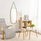 SoBuy FBT74-W - Bijzettafel Set van 2 - Wit Houten met Planken (2 stuks)