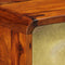 vidaXL - Dressoir - 90x30x77 - cm - massief - sheeshamhout - met - gouden - print