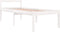 vidaXL - Seniorenbed - massief - grenenhout - wit - 75x190 - cm - Small - Single