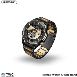 REMAX WATCH17 - SmartWatch - 1,53 inch TFT-touchscreen - NFC - Zwart/Goud