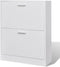 vidaXL - Schoenenkast - 63x24x147 - cm - bewerkt - hout - grijs - sonoma