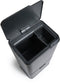 Umuzi Cleaning Prullenbak - Sensor - 63L - 2 Compartimenten - Mat Zwart - 30,5x41x78cm