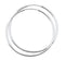 Glowdraadoorringen - 107.0002.30 - ronde buis - Ø30 mm - zilver