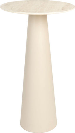 Housecraft Living Joya Bijzettafel Travetin-Look 40x40 cm Hoog Beige