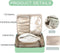 Waterdichte make-uptas voor dames en meisjes, draagbare make-uptas voor op reis met cosmeticaopslag