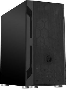 Silverstone FARA H1M - Micro-ATX Behuizing - Closed Sidepanel - Mesh Frontpanel - Zwart