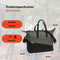New Looxs ® Oslo Tendo - Enkele Fietstas - Schoudertas met Laptopvak - Afneembare Shopper met Rits - Multifunctioneel - 100% Gerecycled Polyester - Geschikt voor Electrische Fietsen - 21 Liter - Black-Green