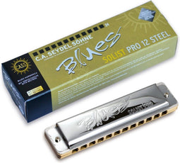 Seydel Mondharmoncia Blues Solist Pro 12 Steel C