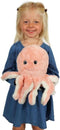 Octopus pluche - GIPSY TOYS - Roze - 32 cm