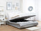 AVIGNON - Bed met opbergruimte - Zilver - 160 x 200 cm - Kunstleer