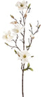 Emerald Kunstbloem Magnolia tak - 75 cm - creme - Kunst zijdebloemen