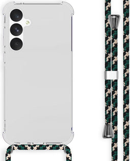 iMoshion Hoesje Geschikt voor Samsung Galaxy A55 Hoesje Met Koord - iMoshion Backcover met koord - Groen