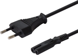 Savio CL-97 electriciteitssnoer Zwart 1,2 m Netstekker type E IEC C7