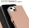 Selencia iPhone 14 Plus - Echt Lederen Bookcase - 3 Pashouders - Dusty Pink