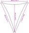 vidaXL - Zonnezeil - 160 - g/m² - 3x4x4 - m - HDPE - taupe