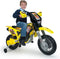 Injusa Elektrische Kindermotorfiets Thunder Max 12v Geel