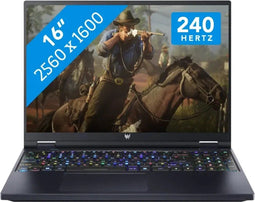 Acer Predator Helios Neo 16 PHN16-72-95HS - Gaming Laptop - Intel Core i9-14900HX - GeForce RTX 4070 - 32GB RAM - 1TB SSD - 16" WQXGA (2560x1600) 240Hz