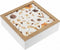 Decoratieve Doos Versa Bloemblaadjes Hout MDF 24 x 7 x 24 cm