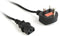 Gembird PC-187 - Netsnoer UK naar C13 - 1.8 m met zekering - Zwart