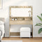 vidaXL - Kaptafel - met - LED - Verlichting - - - Sonoma - Eiken, - 100x41x135 - cm