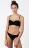 Barts Solid Bandeau - Dames Bikinitopje - Voorgevormde cups met beugel - Zwart