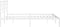 vidaXL - Bedframe - met - hoofdbord - metaal - wit - 180x200 - cm
