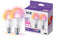 WiZ A60 E27 - Slimme LED Lamp - Dimbaar warm- en koelwit licht en miljoenen kleuren (2 stuks)