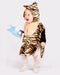 Den Goda Fen Verkleedkledij Tijger - Mini cape met capuchon - 86-110cm - 1-4 jaar - Multi