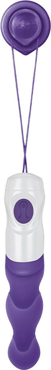 Waterproof anaalvibrator met ophanglus