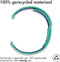 imoshion Siliconen sport bandje - Universeel 18 mm aansluiting - Turquoise / Blauw