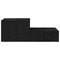vidaXL - Zwarte - Opslagkast, - 103x41x40 - cm, - Gemaakt - van - Constructiehout