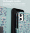 iMoshion Hoesje Geschikt voor iPhone 11 Hoesje Met Pasjeshouder - iMoshion Design Bookcase smartphone - Blauw / Blue Flowers