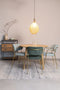 ANLI STYLE CHAIR JOLIEN GOLD/DARK GREEN