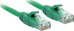 LINDY 48050 RJ45 Netwerkkabel, patchkabel CAT 6 U/UTP 5.00 m Groen 1 stuk(s)