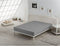 Onderlaken Alexandra House Living Donker grijs 180 x 200 cm