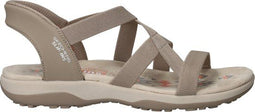Skechers REGGAE SLIM - STRETCH FLEX Dames Sandalen - Taupe