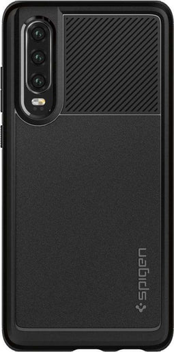 Spigen Backcase Hoesje Rugged Armor Huawei P30 - Zwart
